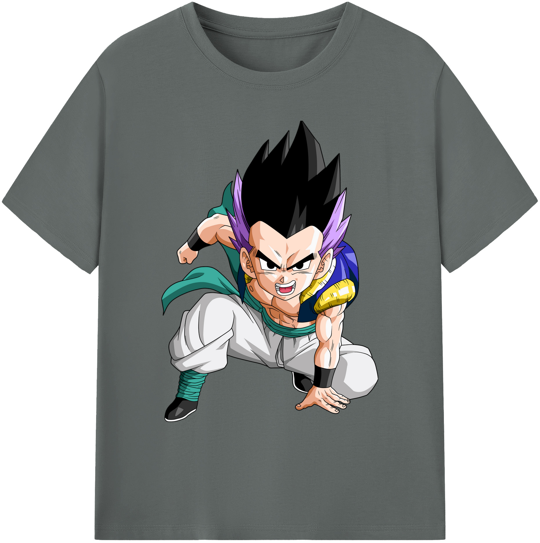 （画像用） ドラゴンボール 孫 悟飯（そんごはん）DRAGON BALL Son Gohan 綿100％ メンズ半袖Tシャツ｜肌触りやわらか＆通気性